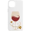 Red Wine Lover Drinking Gifts Custodia per iPhone 14 Plus Wine First Minimalist Sommelier Wine Lover Tasting