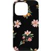 Floral Aesthetic Flower Botanical Gifts Custodia per iPhone 13 Pro Micro Floreale Ditsy Nero Fiori Floreali