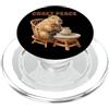 Pottery Capybara Outfit Funny Craft Peace Capybara con Potter Hobby PopSockets PopGrip per MagSafe