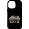 French born and France apparel Custodia per iPhone 14 Pro Max Retro Limoges Francia