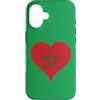 Ptera: Cool Morocco Flag For Proud Moroc Custodia per iPhone 16 Bandiera Marocco Vintage per Orgogliosi Tifosi Marocchini