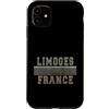 French born and France apparel Custodia per iPhone 11 Retro Limoges Francia