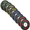 HMS-ds Set completo di pesi olimpici con dischi totale 140 kg