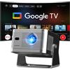 Magcubic 【Google TV & Offizielle Apps】 Proiettore 4k HY350GT Full HD 1080P 650 ANSI