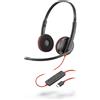 POLY Blackwire 3225 3200 Series Cuffie On-Ear Nere