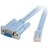 ‎RW RoutersWholesale CONSOLE CABLE 6FT DB9F to RJ45, Compatible with Cisco CAB-CONSOLE-RJ45, 72-3383-