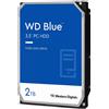 Western Digital Hard Disk HDD 2 TB 3.5" Serial ATA III per PC