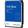 Western Digital Hard Disk HDD 3.5" 4TB Serial ATA III 5400 Giri/min