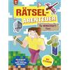 Schwager & Steinlein Verlag GmbH Rätsel-Abenteuer für Minecraft-Fans ab 6 Jahren: Der inoffizielle Minecraft Rätselbuch mit Stickern I Geschenk Idee