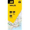 AA Road Map Wales 6. Folded Map (4 miles to 1 inch / 1:200000): 06