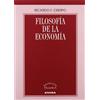 EUNSA. EDICIONES UNIVERSIDAD DE NAVARRA, Filosofía de la economía