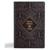 Holman Bible Publishers KJV Holy Bible, Giant Print with Cross-References, Dark Brown LeatherTouch, Thumb Index, Ribbon Marker, Red Letter, Full-Color Maps, Easy-to-Read MCM Type, King James Version