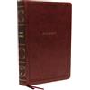 Nelson Bibles Holy Bible: New King James Version, Reference Bible, Brown, Super Giant Print, Leathersoft, Red Letter Edition, Comfort Print