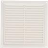 Amig - Griglia quadrata in plastica con zanzariera| Griglie di ventilazione per presa d'aria | Adatto per soffitto cucina e bagno | Dimensioni: 200 x 200 mm | Colore: bianco