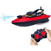 JAMARA 466600 - Barca antincendio Fire Speed 2,4 GHz, rossa, modellino radiocomandato con funzione spruzzo, spruzzatore d'acqua e telecomando, per bambini