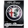 Alfa Romeo Adesivi Ufficiali 1 Logo da 75 mm 1 Scritta, 94 x 131 mm