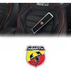 4R Quattroerre.it Toppa Adesiva Logo Abarth per Copri Cintura 48 x 51 mm