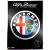 Alfa Romeo 21816 Adesivo Ufficiale 1 Logo Anni 80, Diametro 75 mm