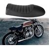 GOTOTOP Moto Sella Moto PU Pelle Vintage Cafe Racer Sella Sella Piatta Cuscino per CG125 GN CG CB400SS