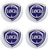 Lancia 21254 Adesivi 3D Ufficiali Logo 9 mm, 4 Pezzi