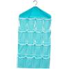 WEKAMOS Borsa da Appendere per Guardaroba 16 Tasche in Nylon e Pe, Grande Capacità, Design Ganci e Finestra Trasparente, per Camera da Letto e Cucina
