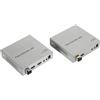 Jectse Extender HDMI su Fibra Ottica da 20 Km, KVM 4K 60 Hz con Connettore SC, Plug and Play per Monitor Distanti (Spina europea)