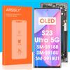 ARSSLY Schermo OLED per Samsung Galaxy S23 Ultra 5G di ricambio - per Galaxy S23 Ultra 5G Display LCD per Samsung SM-S918 Digitizer Touch Screen Vetro Assemblaggio con Kit di Riparazione (versione USA, blu