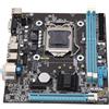 Yctze Potente Scheda Madre da Gioco H81 con DDR3 a Doppio Canale, M.2 NVMe NGFF, da 6 Gb/s, Slot PCIe, ATX per LGA 1150