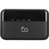 PUSOKEI Hotspot Mobile 5G WiFi6, Dispositivo WiFi BT5.1 Portatile per Viaggi, 16 Dispositivi Connessi, Batteria da 1000 MAh, Bande da 2,4 GHz e 5,8 GHz, con Slot per Scheda Nano SIM