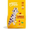 Edgard Cooper Adult con Tacchino e Pollo Fresco per Gatti - Sacco da 2 kg