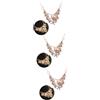 GALPADA 3pezzi Collana Mare Con Conchiglie e Stelle Per Donne e Ragazze Accessorio Da Spiaggia Stile Sirena Decorata Con Perle e Conchiglie Naturali Per Feste Estive