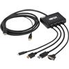 Tripp Lite Adattatore di presentazione 4 porte 4K60Hz HDMI DP USB C & VGA a HDMI (B321-4X1-HDVC)