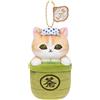 Mofusand NUOVO! Mofusand Japanese Dolci Gatto Mascotte (Tè Verde) Peluche Charm 5,9"H