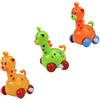 Abaodam 3 Pz Giocattolo Giraffa Mini Statua della Giraffa Giocattoli Animali Giocattolo a Carica Giraffa Giocattolo da Passeggio Giraffa Robot Ballerino Spago Bambino Trucco Addominali