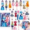 JINGAN Bambole magnetiche di vestire,Giocattoli magnetici portatili per Vestire, Puzzle - Libro di Vestire con Fashion Design Riutilizzabile, Principessa affidabile, Bambola di Carta per ragazzi e