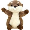 Generico Peluche Lontra - Bambola di con animali marini, cuscino morbido e confortevole | 14x14x25 cm Materiale peluche Cuscino leggero Compagno, Simpatico regalo di supporto per il sonno per bambini Neo