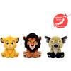 SEGA RARO Disney Il Re Leone Simba Scar Ed 2024 Peluche Set Di 3 Da GIAPPONE