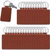 SODIAL Kit di 50 In Pelle PU con Rivetti, Forma Rettangolare, per Auto1073