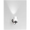 Vistosi TREAD APPLIQUE A PARETE CRISTALLO TRASPARENTE BRONZO SATINATO 3 L3213 LED 3000K 12W 1600lm DIMMERABILE