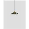 Vistosi TREAD SOSPENSIONE 28 VERDE ANTICO ORO SATINATO 3 L2213 LED 2700K 12W 1500lm DIMMERABILE
