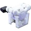 Yachticon Pompa a pedale per lavabo a doppia azione, 1 pezzo