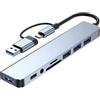 OEM Hub USB, 8 porte, trasferimento dati ad alta velocità, colore grigio
