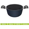BALLARINI CASSERUOLA ANTIADERENTE Cervia 24cm