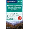 Kompass Carta escursionistica Kom 043. Parco Naturale Gruppo di Tessa, Alta Via di Merano: 3in1 Wanderkarte, mit Aktiv Guide inklusive Karte zur offline ... in der KOMPASS-App. Fahrradfahren. Skitouren.