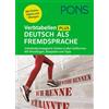 Pons Langenscheidt GmbH PONS Verbtabellen Plus Deutsch als Fremdsprache: Vollständig konjugierte Verben in allen Zeitformen. Mit Wendungen, Beispielen und Tipps