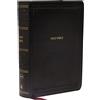 Nelson Bibles Holy Bible: New King James Version, Reference Bible, Compact, Leathersoft, Black, Red Letter Edition, Comfort Print