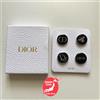 Christian Dior RARE Christian Dior Spilla Risvolto Pin SET 4 Navy Blu Nero In Vendita Non