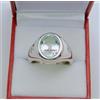Artik Jewels Anello In Argento Sterling 925 Con Gemma Naturale Di Topazio Blu Per Uomo AJ602