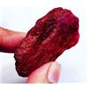 harshj_0 Naturale Rosso Berillo Grezzo 130.30 KT Certificato Loose Gemma Con Omaggio