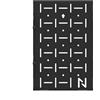Neomounts AWL05-750BL Rack per apparecchiature audio-video LEVEL